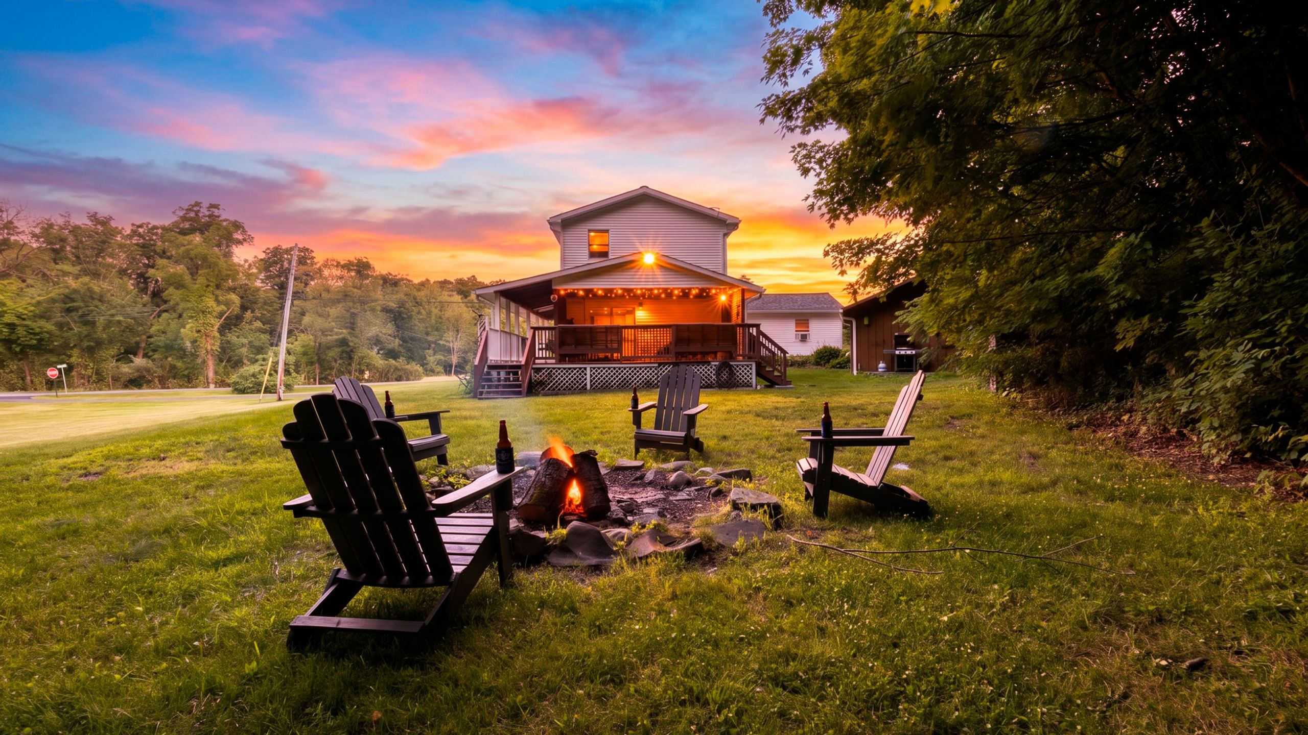 Ohana Nature Escape By Avantstay | Catskills Retreat + Firepit • Near Golf + Tennis + Falls - キャッツキル, NY