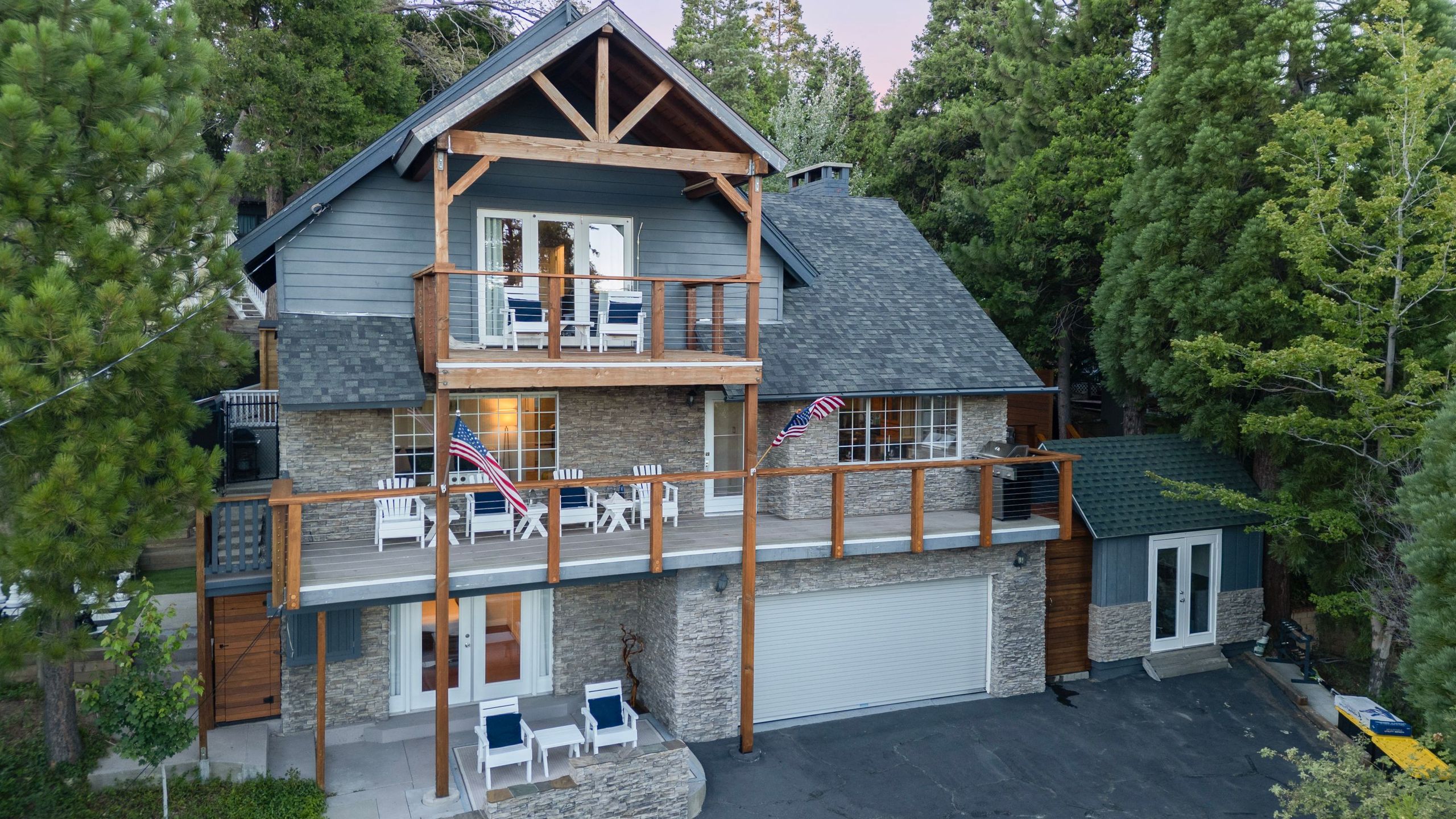 Sauna And Lake Views With Firepits - Serene Mountain Retreat - Lake Arrowhead, CA