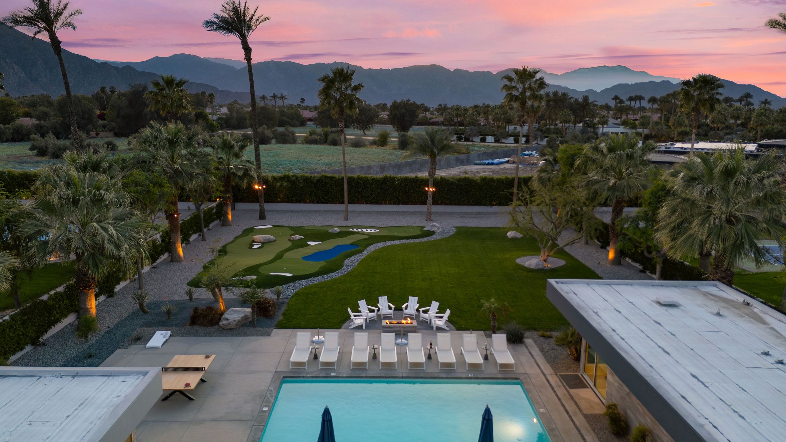 Polo Villa 3 | Features Expansive Putting Green, Pool, Spa & Outdoor Firepit | 6 bedrooms. | Photo 45