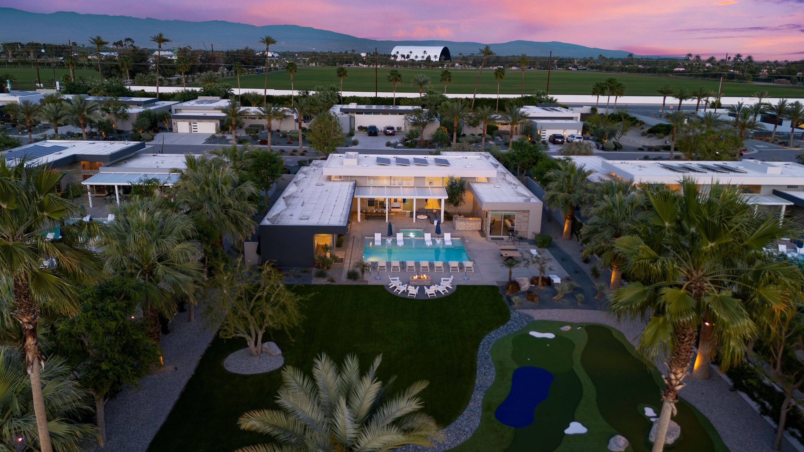 Polo Villa 3 | Features Expansive Putting Green, Pool, Spa & Outdoor Firepit | 6 bedrooms. | Photo 47