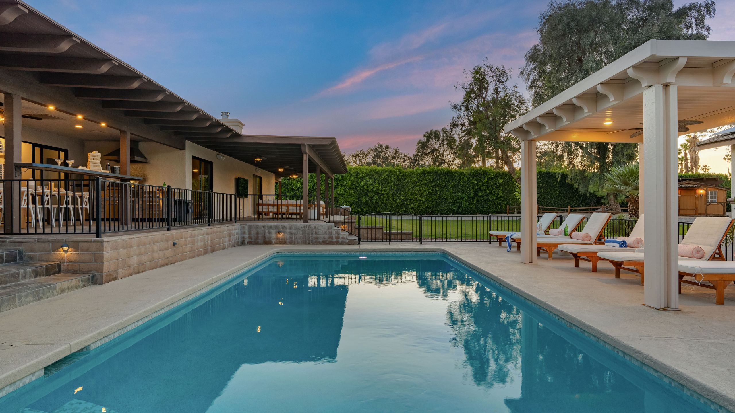 Pool, Sports Court, Game Garage, & Fire Pit | Olivano Ranch | Photo 34