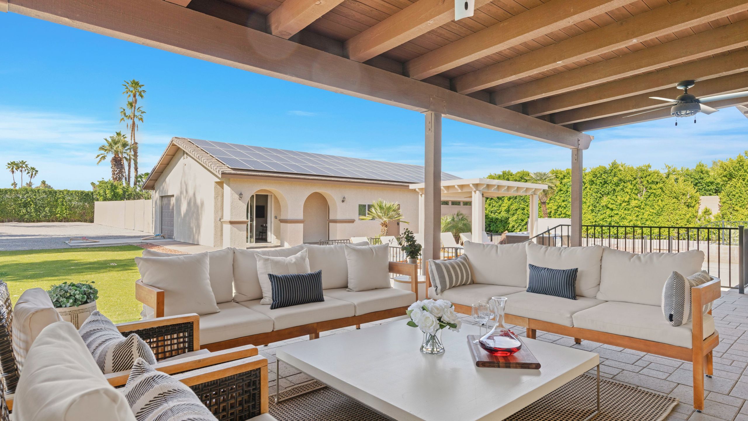 Pool, Sports Court, Game Garage, & Fire Pit | Olivano Ranch | Photo 31