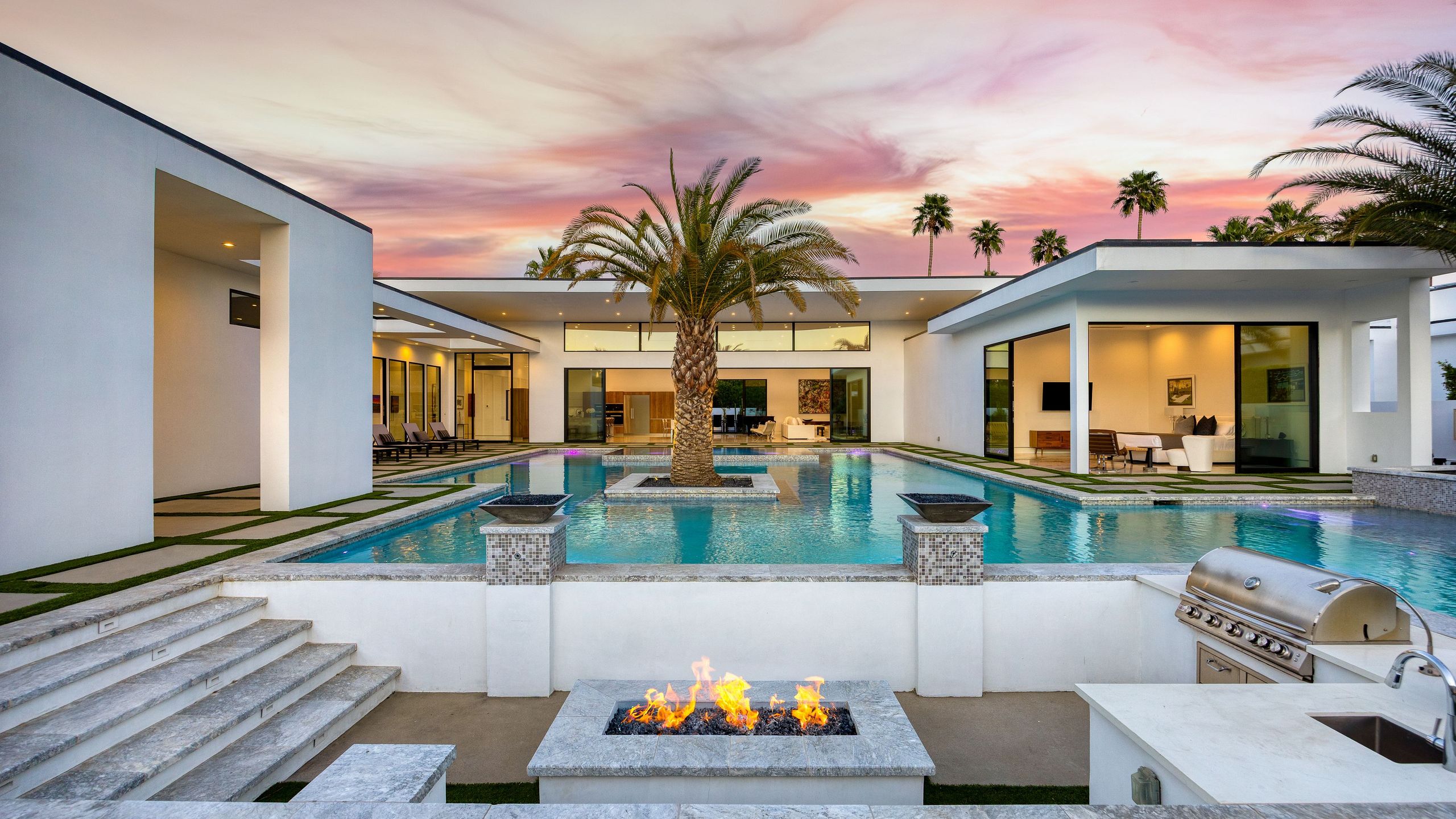 Rancho Mirage Oasis w/ Pool, Hot Tub, Bocce, Putting Green, & Firepit