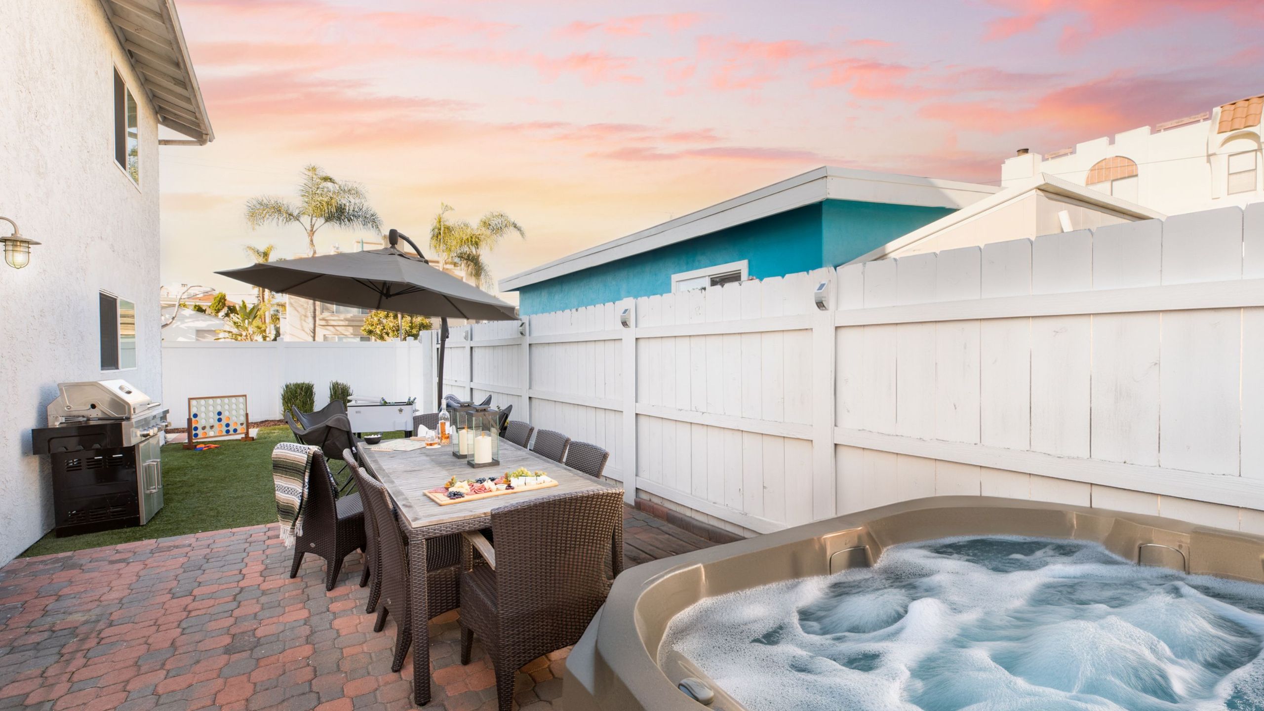 Expansive Private Patio And Hot Tub - Stylish Coastal Haven - San Diego, CA