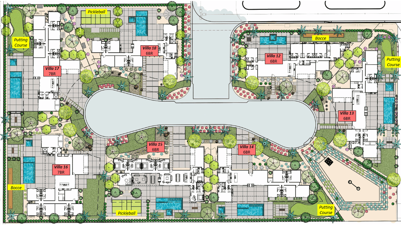 Polo Villas Bella | 2 Homes | Putting Green, Bocce Ball | Sleeps 32 | Photo 49