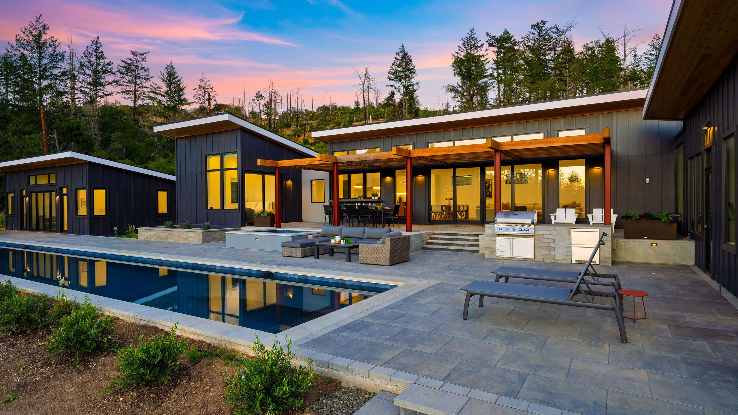 Olive & Oak By Avantstay | 75-ft Lap Pool + Hot Tub + Sauna | 40 Private Acres - 마린 카운티