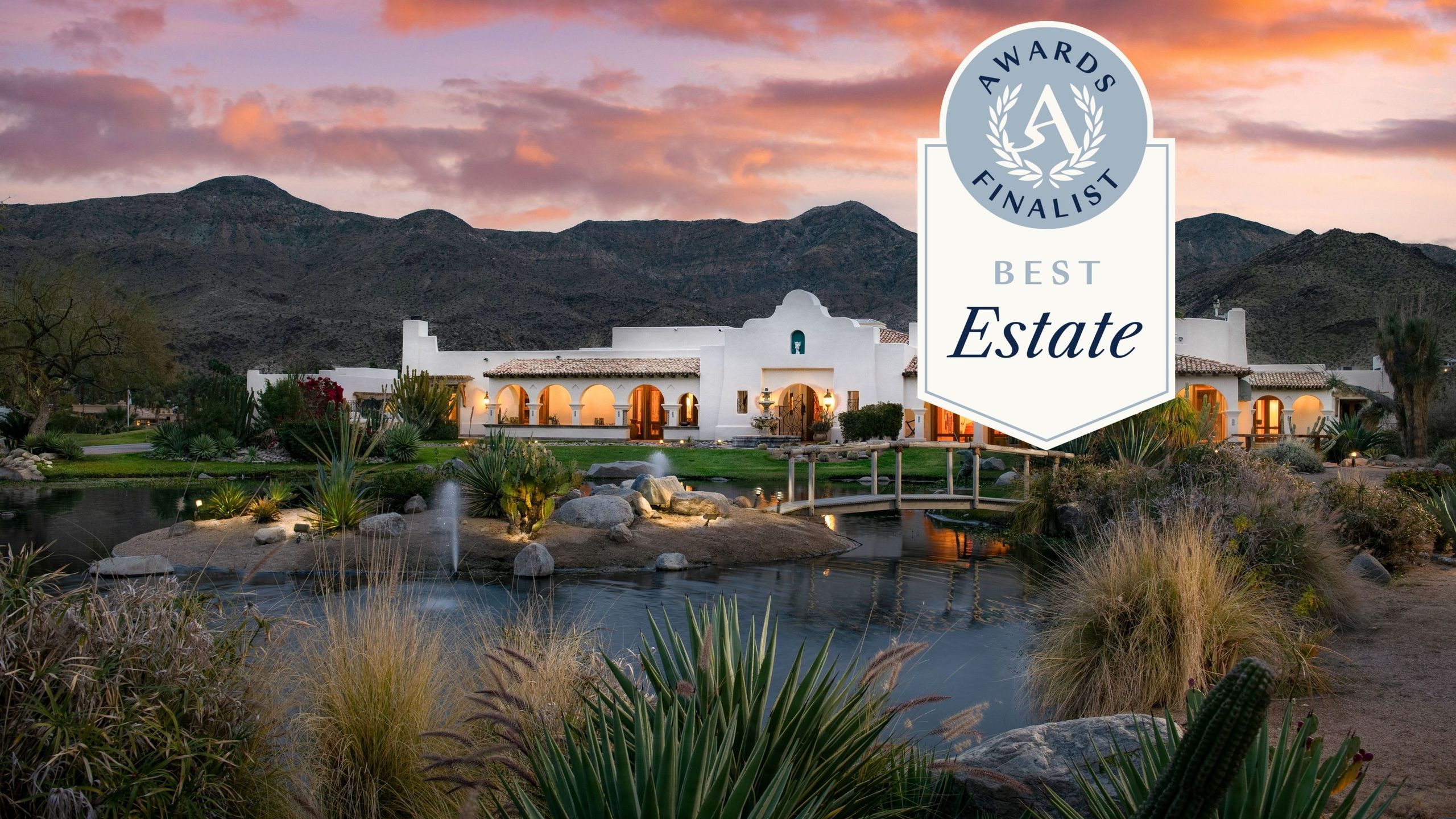 The Pond Estate | Maximalist Designer Compound w/ 2 Casitas, Indoor + Outdoor Pools, Tennis Court, & Gorgeous Mountain Views | 12k sqft