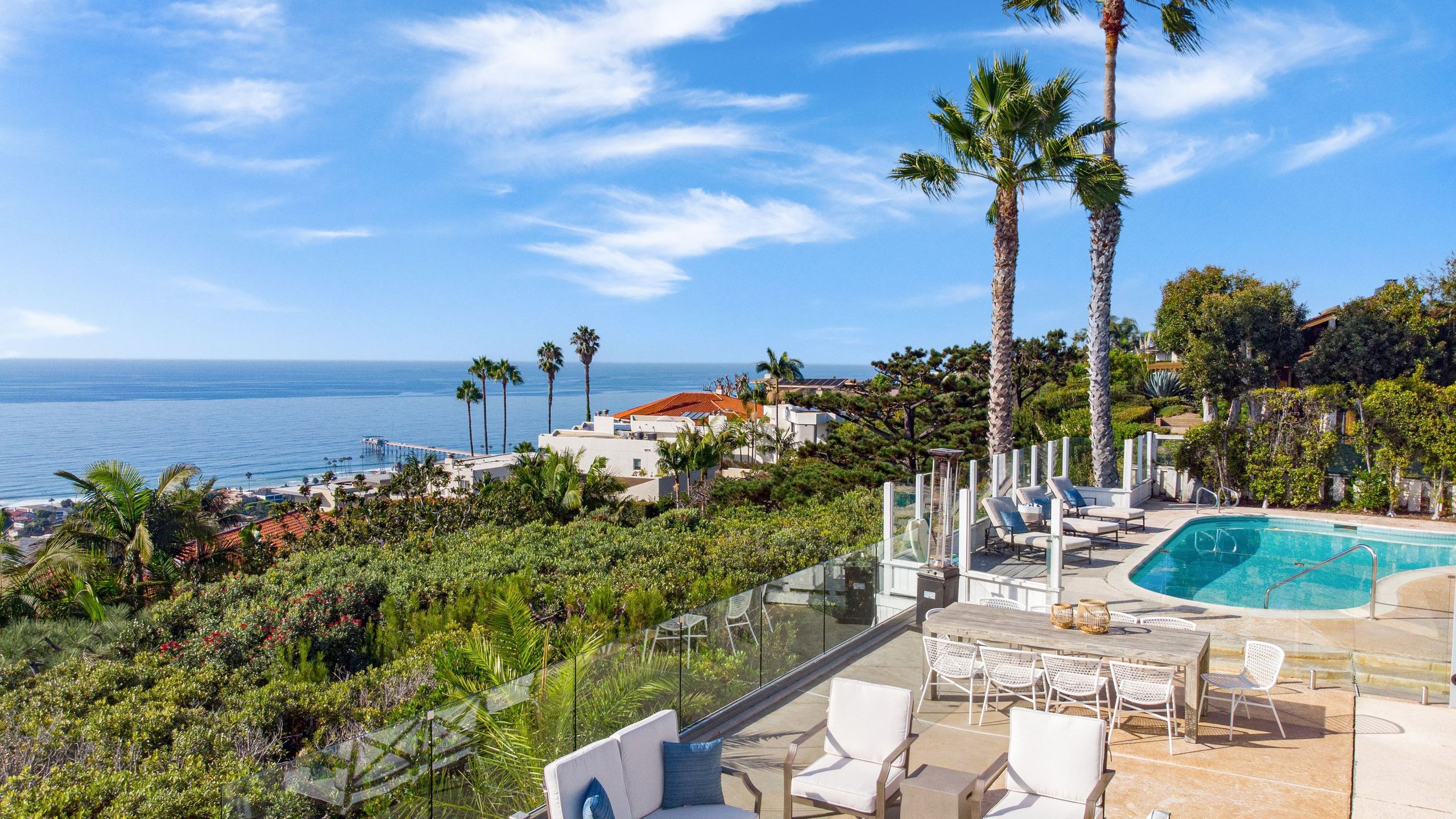 Stunning Estate w/ Ocean View, Pool, Spa, Bocce • Sleeps 20 | Vista