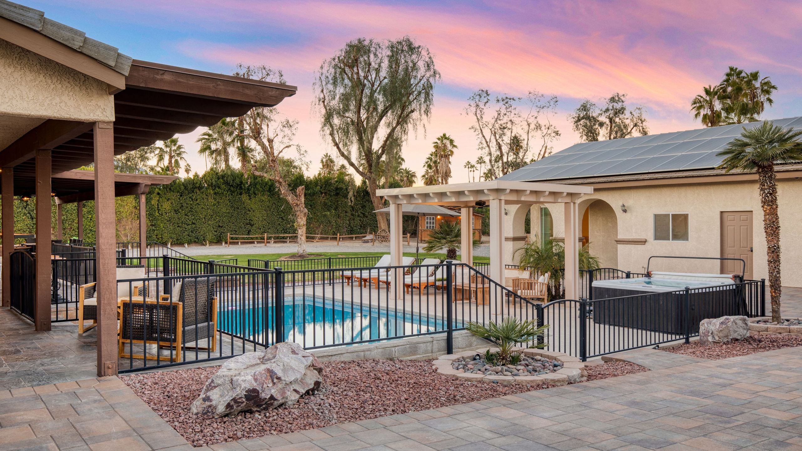 Pool, Sports Court, Game Garage, & Fire Pit | Olivano Ranch | Photo 35