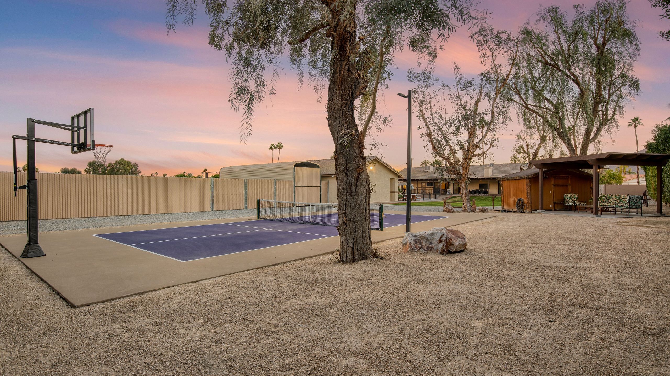 Pool, Sports Court, Game Garage, & Fire Pit | Olivano Ranch | Photo 41