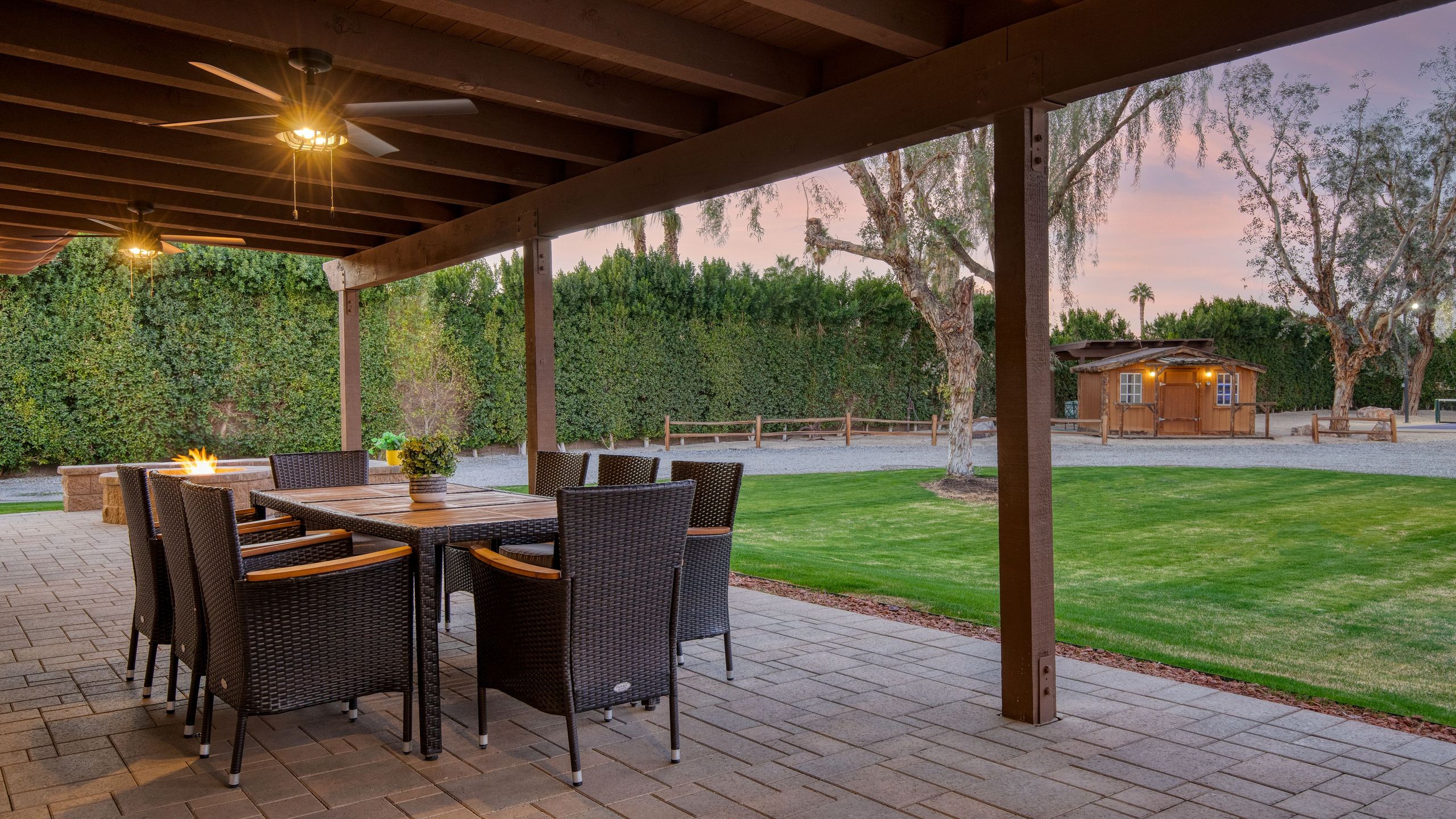 Pool, Sports Court, Game Garage, & Fire Pit | Olivano Ranch | Photo 39