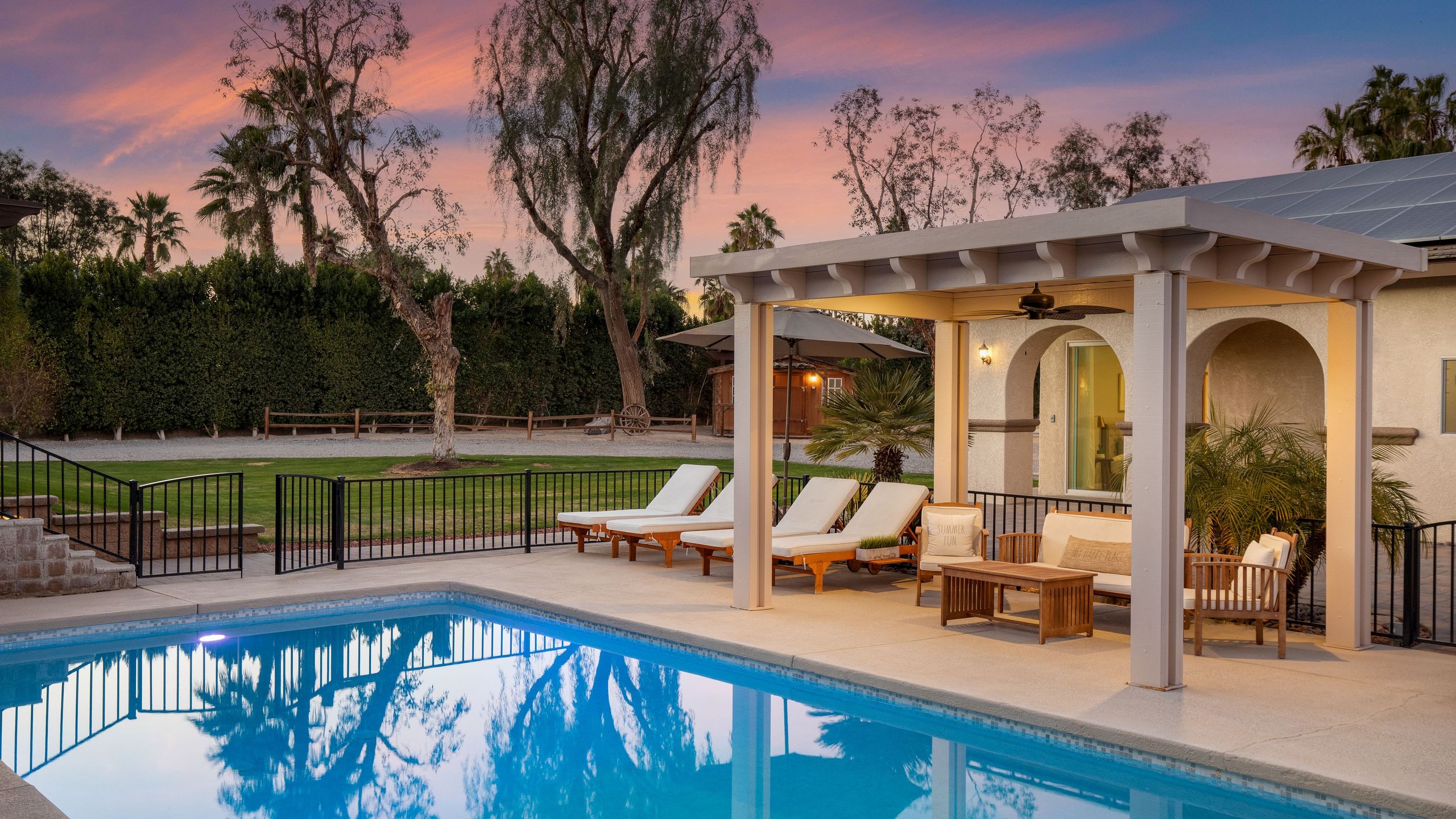 Pool, Sports Court, Game Garage, & Fire Pit | Olivano Ranch