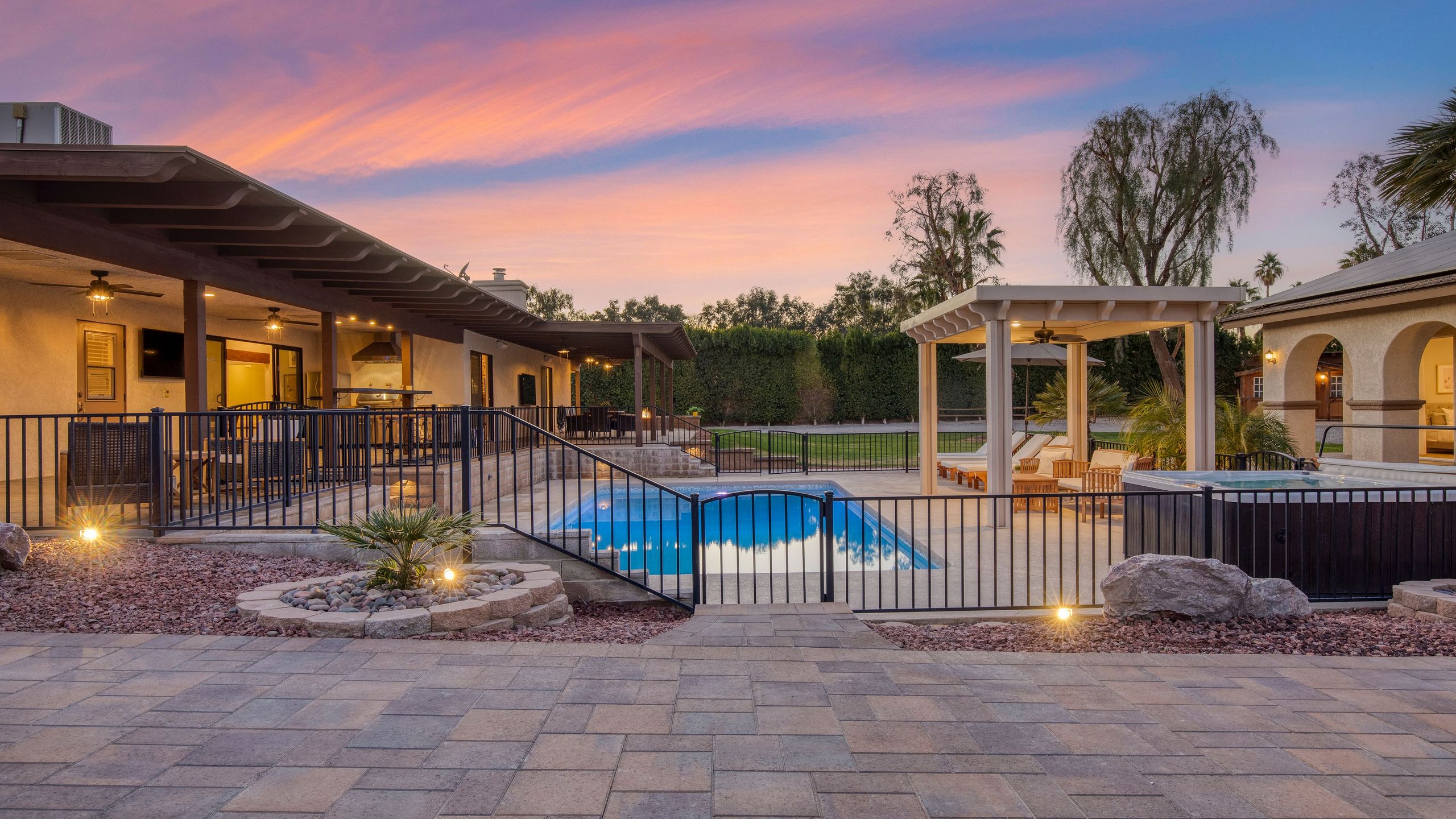 Pool, Sports Court, Game Garage, & Fire Pit | Olivano Ranch | Photo 36