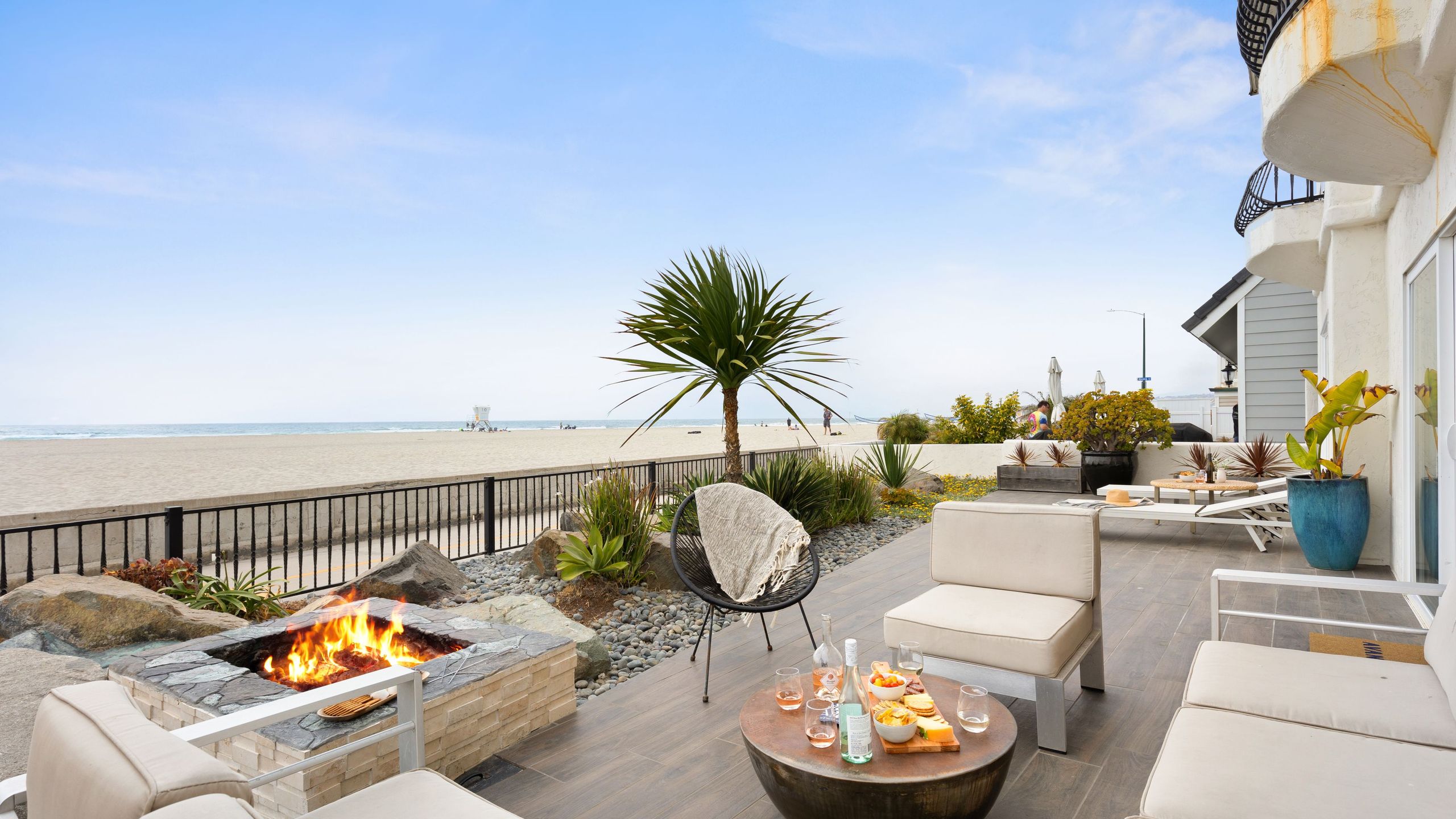 Shoreline | Spectacular Beachfront Home w/ Fire Pit, Spa & Pool Table