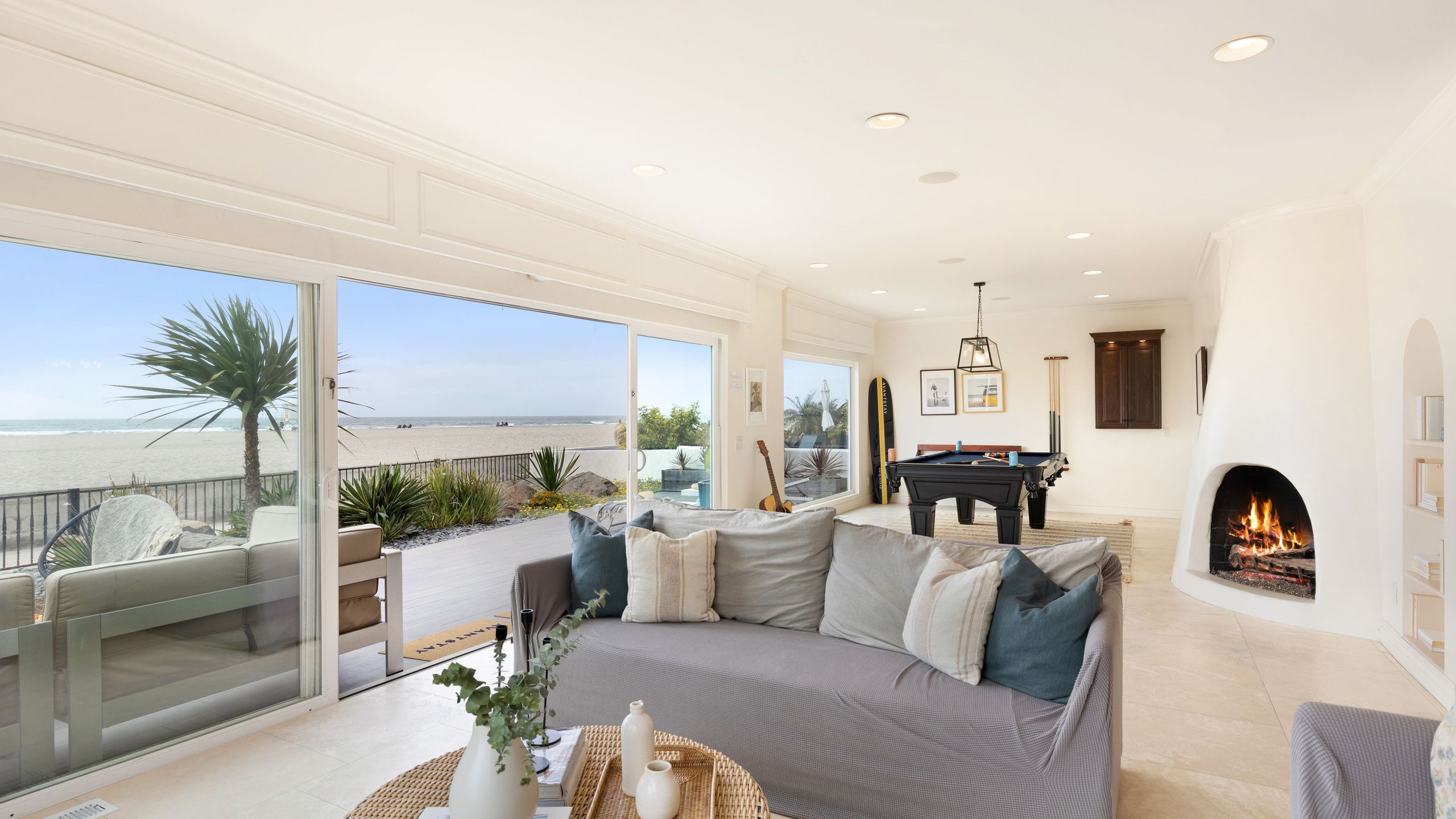 Shoreline | Spectacular Beachfront Home w/ Fire Pit, Spa & Pool Table | Photo 12
