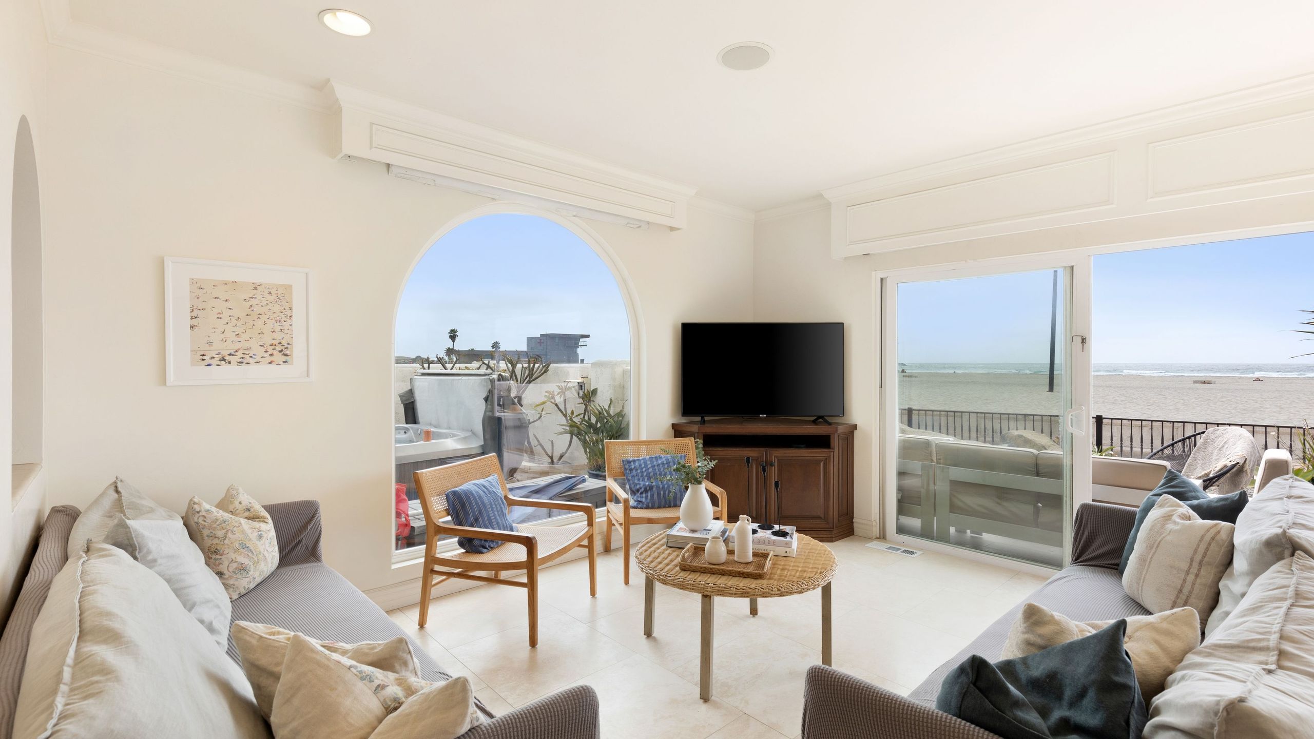 Shoreline | Spectacular Beachfront Home w/ Fire Pit, Spa & Pool Table | Photo 11