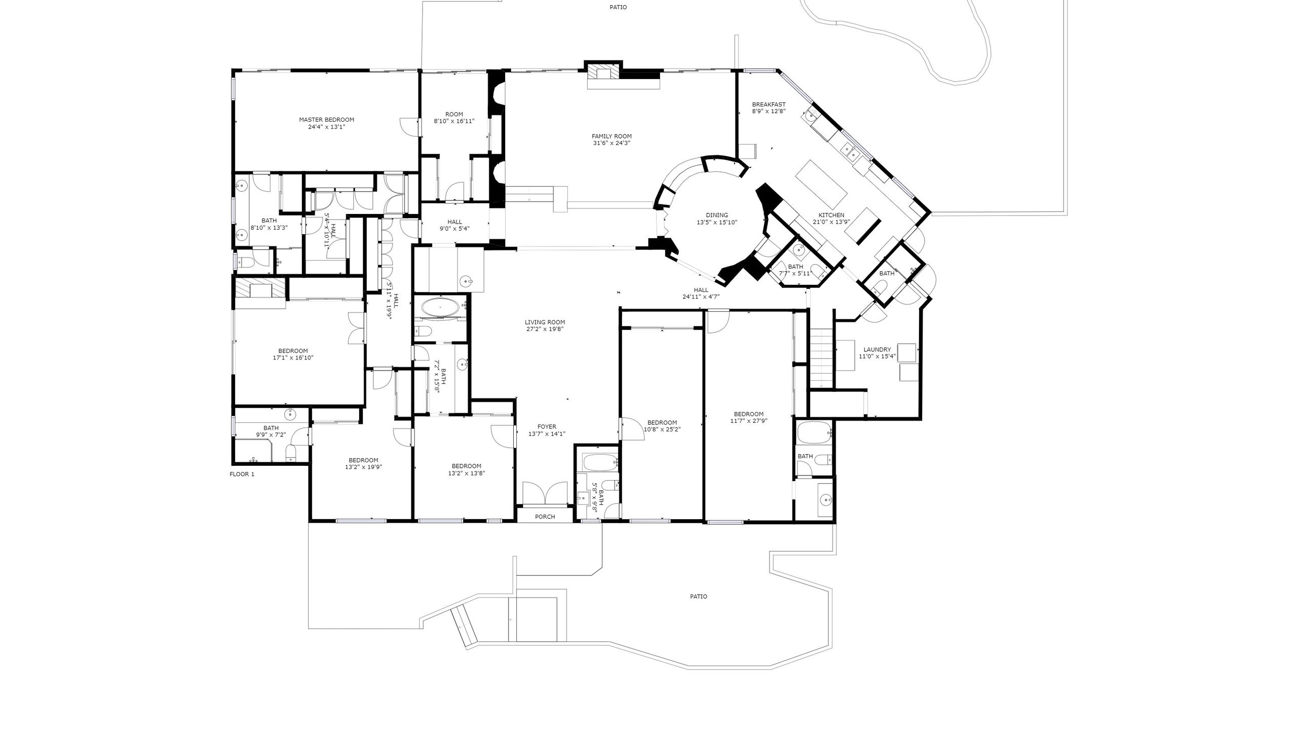 Stunning Estate w/ Ocean View, Pool, Spa, Bocce • Sleeps 20 | Vista | Photo 33